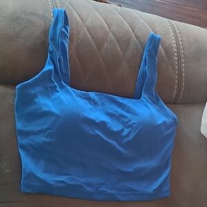 CRZ YOGA Women's Blue Tank Top